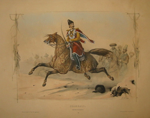 Adam Victor (1801-1866) Szambali, Chef des Circassiens 1843 Parigi